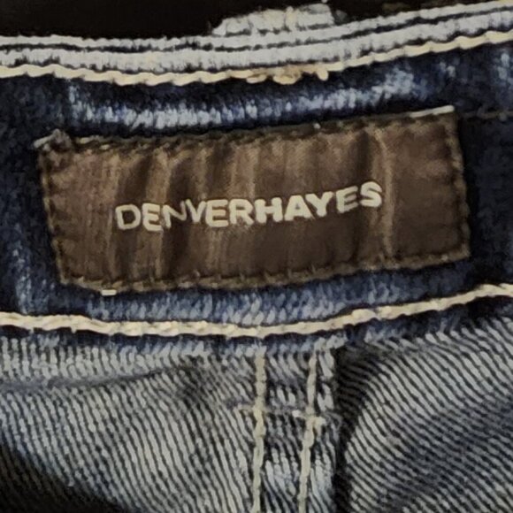 DENVER HAYES WOMENS SIZE 8 BLUE JEAN CAPRIS - Picture 3 of 3